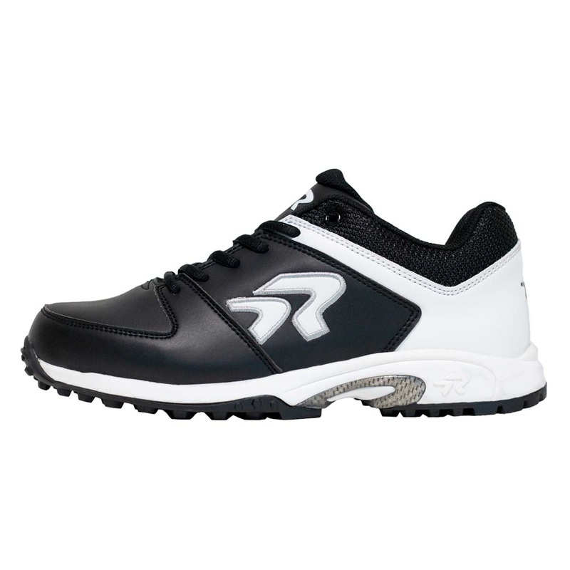 Ringor Flite Womens Softball Turf Shoes BLACK | WHITE SZ 5.5 MEDIUM
