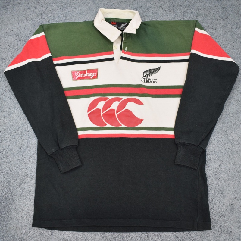 1990s All Blacks Steinlager Training Jersey – M