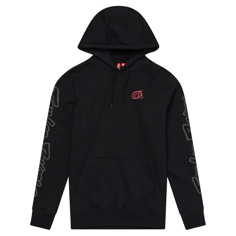 Pullover Hoodie Branded Black BLACK SM