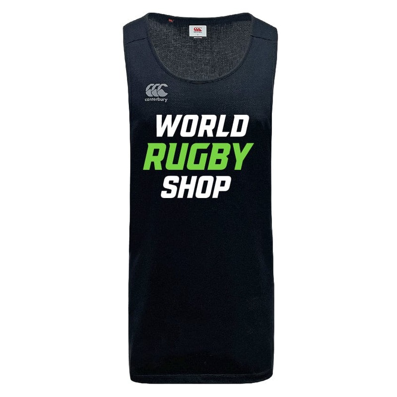 World Rugby Shop Tempo Vapodri Singlet by Canterbury XS Black