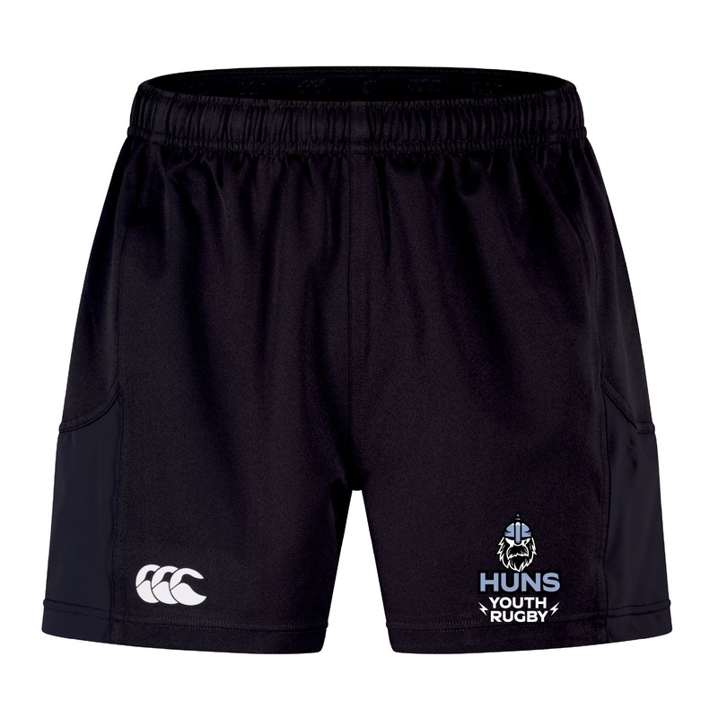 Austin Huns Youth Rugby Advantage Short 2.0 by Canterbury 6 Black