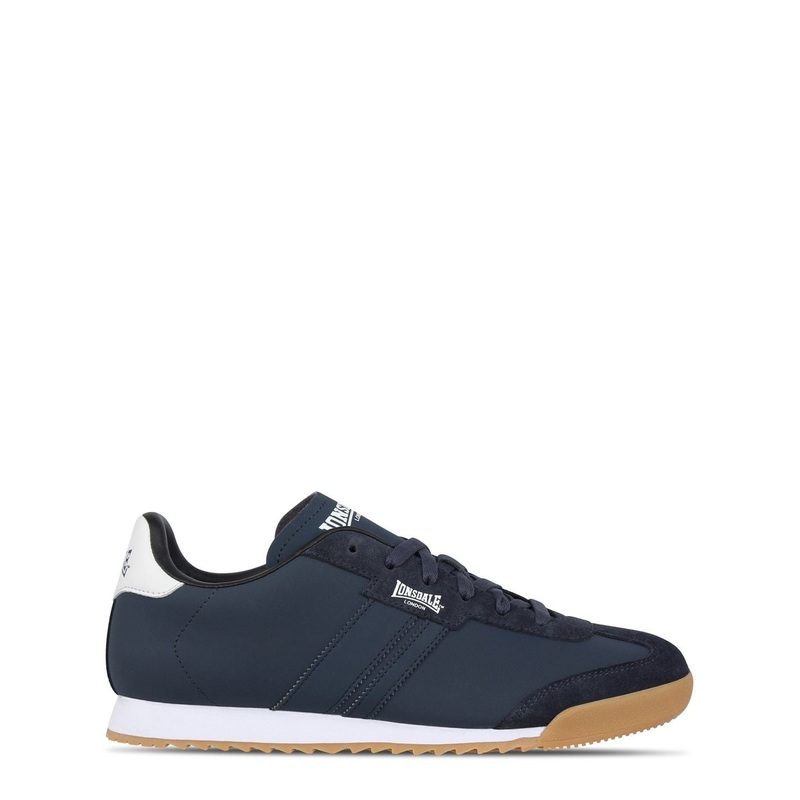 Lonsdale Mens Lambo Trainers 10 (45) Navy