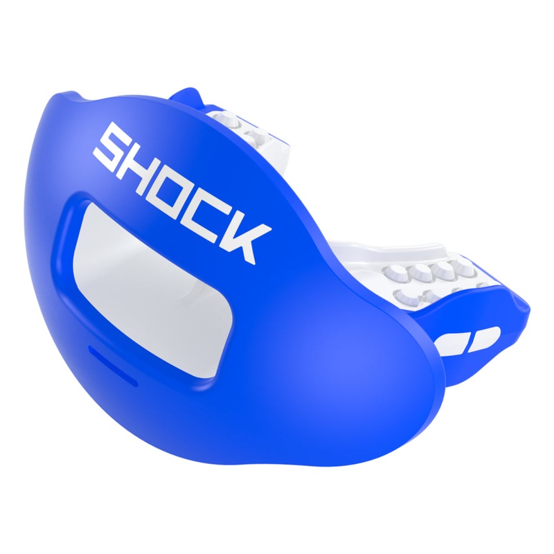 Max AirFlow Football Mouthguard Royal/White OSFM