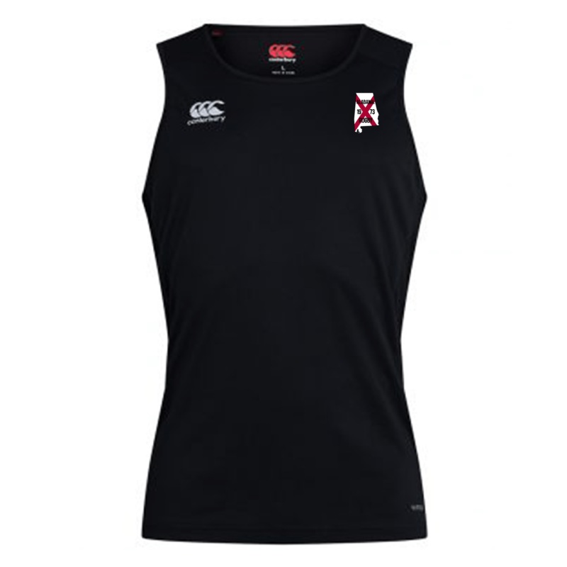 University of Alabama Rugby Club Dry Singlet by Canterbury XS Black