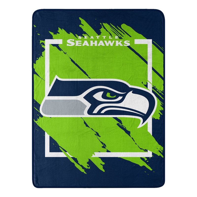 Northwest Company Seattle Seahawks Micro Raschel Dimensional Design Blanket 46×60