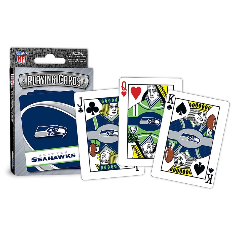 Masterpieces Puzzle Company Seattle Seahawks Logo Playing Cards