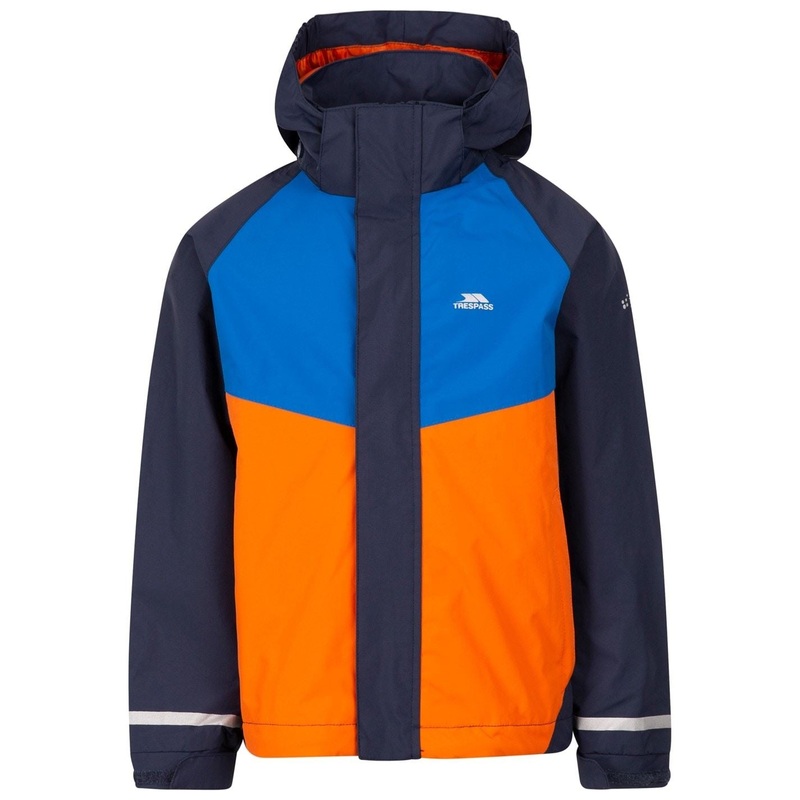 Trespass Valid Waterproof Jacket Juniors 7-8 Yrs Navy