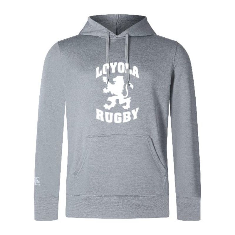 Loyola Rugby Club Lightweight Hoodie by Canterbury Y4 Grey