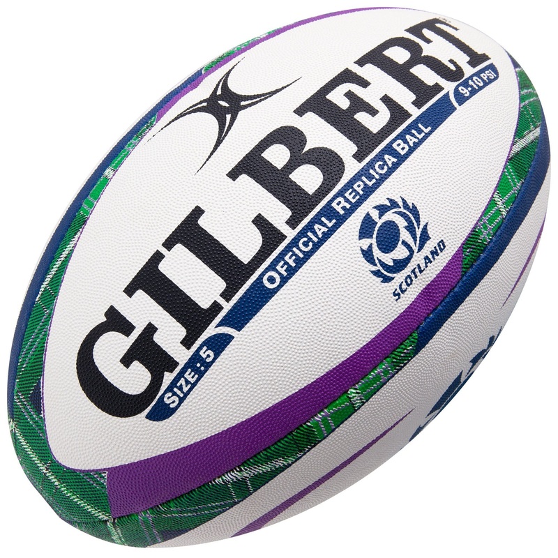 SCOTLAND TARTAN REPLICA RUGBY BALL