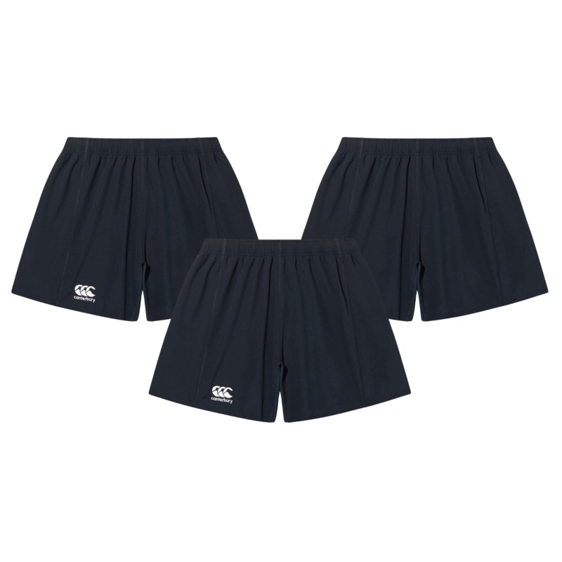 Canterbury Yokohama Short 3-Pack Bundle XS Black