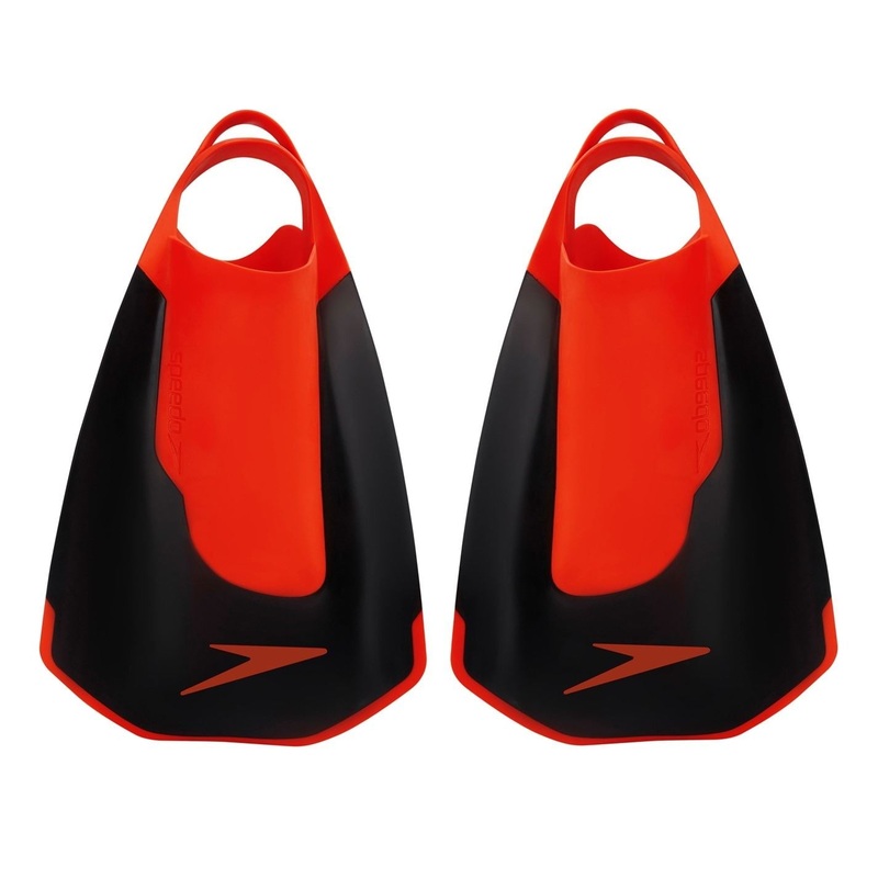Speedo Fskin Kickfin 7-8 Black/Red