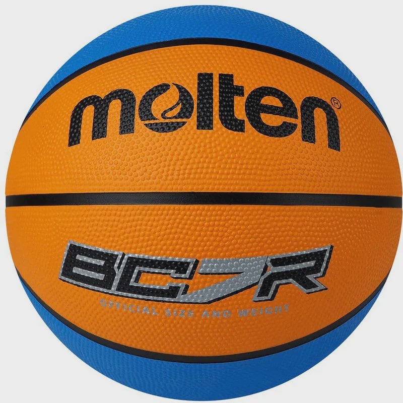 Molten BCR Rubber Basketball- Blue/Orange 6