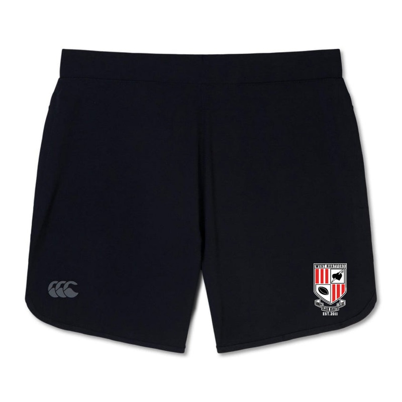 West Hartford Rugby Women’s Elite Woven Short by Canterbury 8 Black