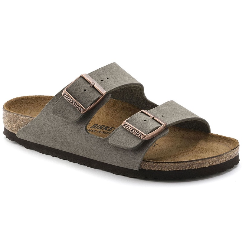 Birkenstock Arizona Birkibuc – Stone 35 Regular