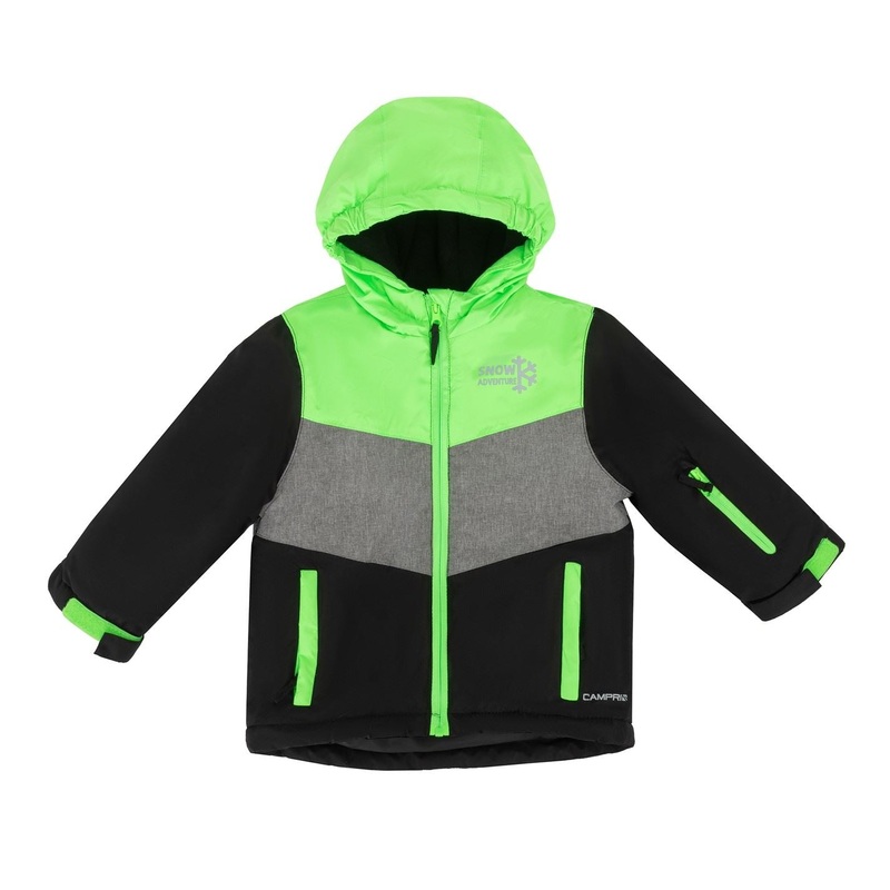 Campri Jacket Boys 2-3 Yrs Black/Green