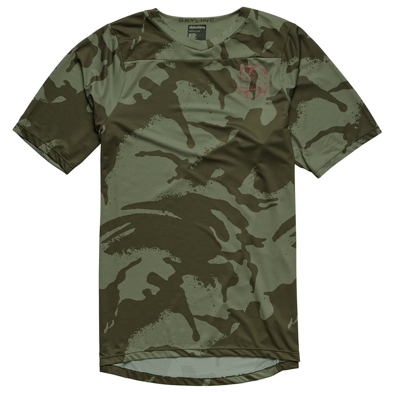 Skyline SS Jersey Shadow Camo Olive OLIVE SM