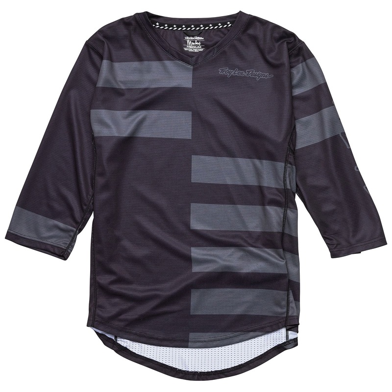 Womens Mischief Jersey Split Stripe Black BLACK XS