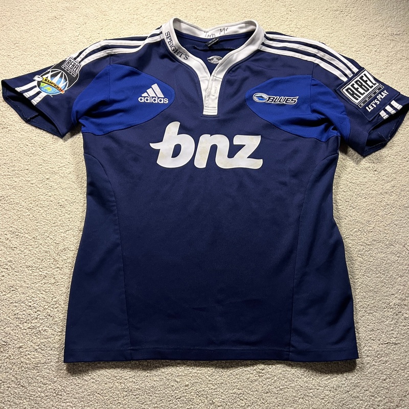 2009 Auckland Blues Training Jersey – XL (Tom McCartney)