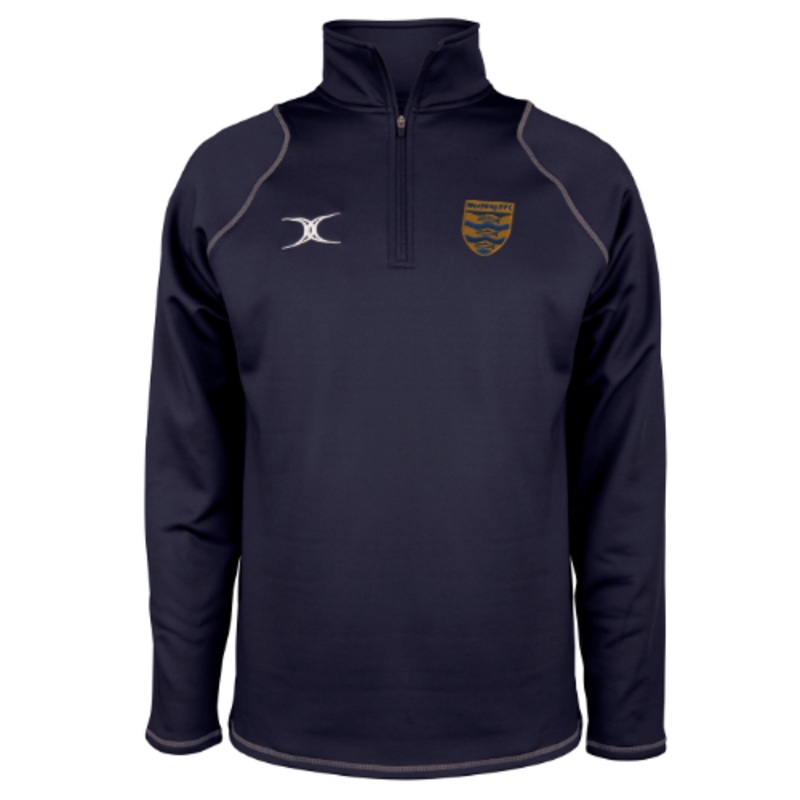 Worthing RFC Adult’s Dark Navy Quest Mens 1/4 Zip Fleece XS