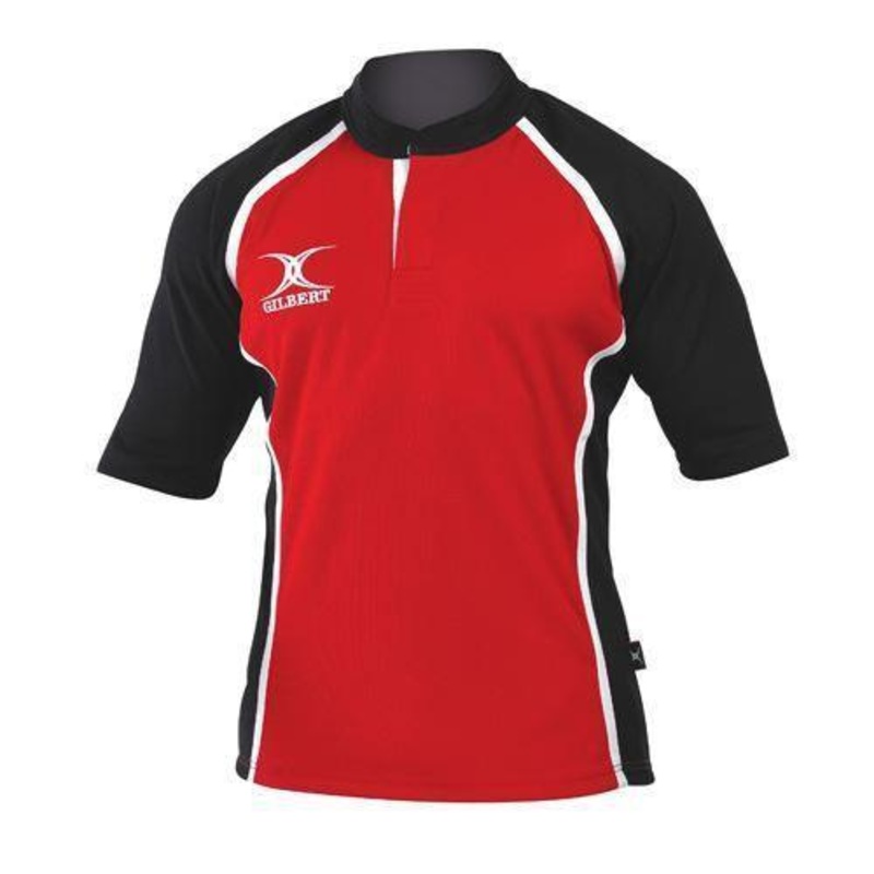XACT Two Tone Match Shirt – Clearance Red/Black 2XS