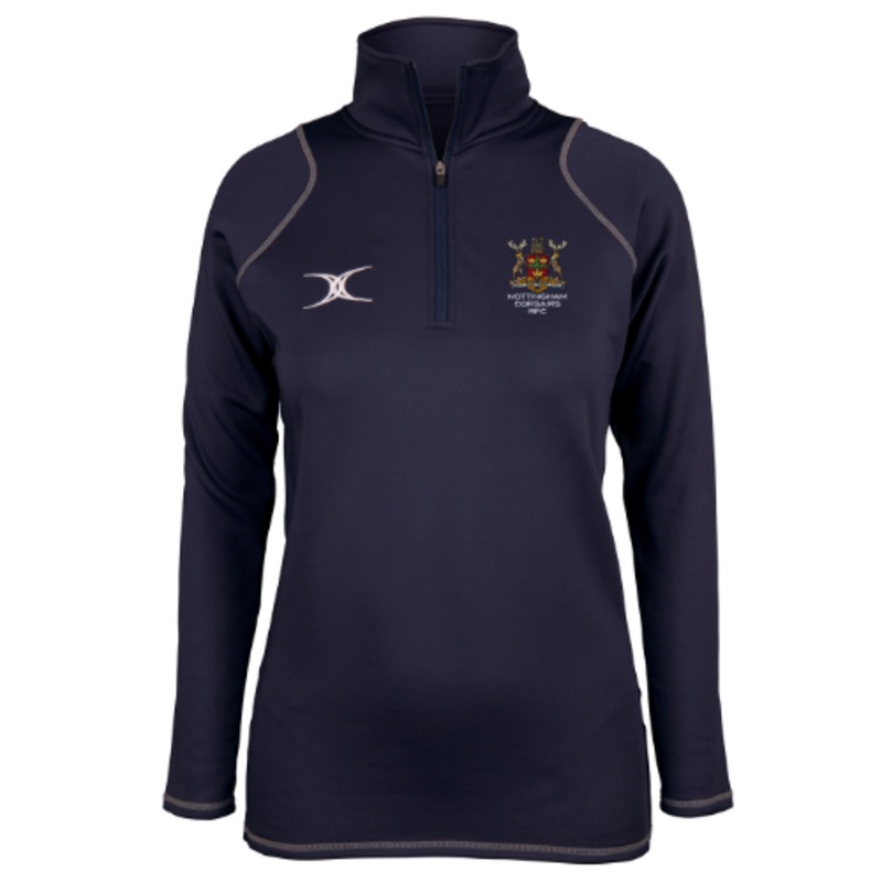 Nottingham Corsairs RFC Women’s Dark Navy Quest Ladies 1/4 Zip Fleece W 8