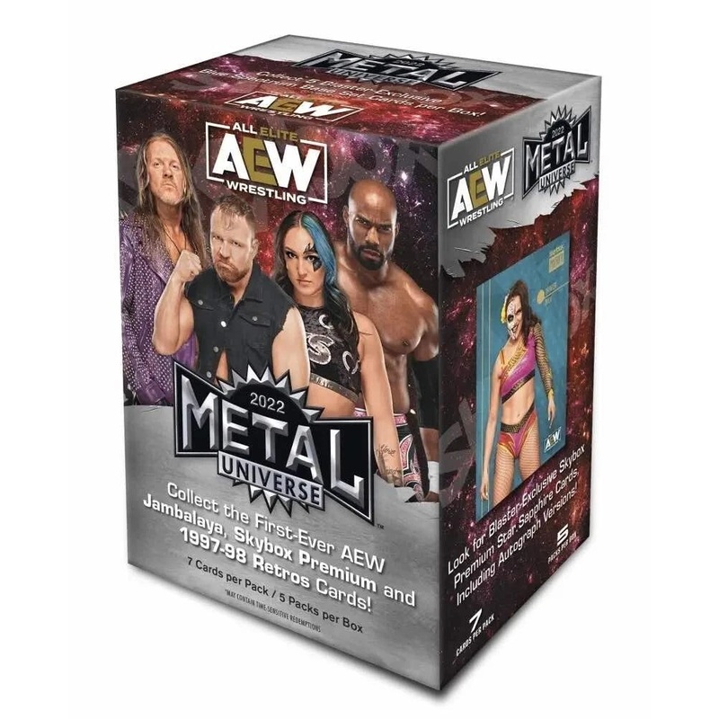 2022 Upper Deck AEW Skybox Metal Universe Wrestling Blaster Box