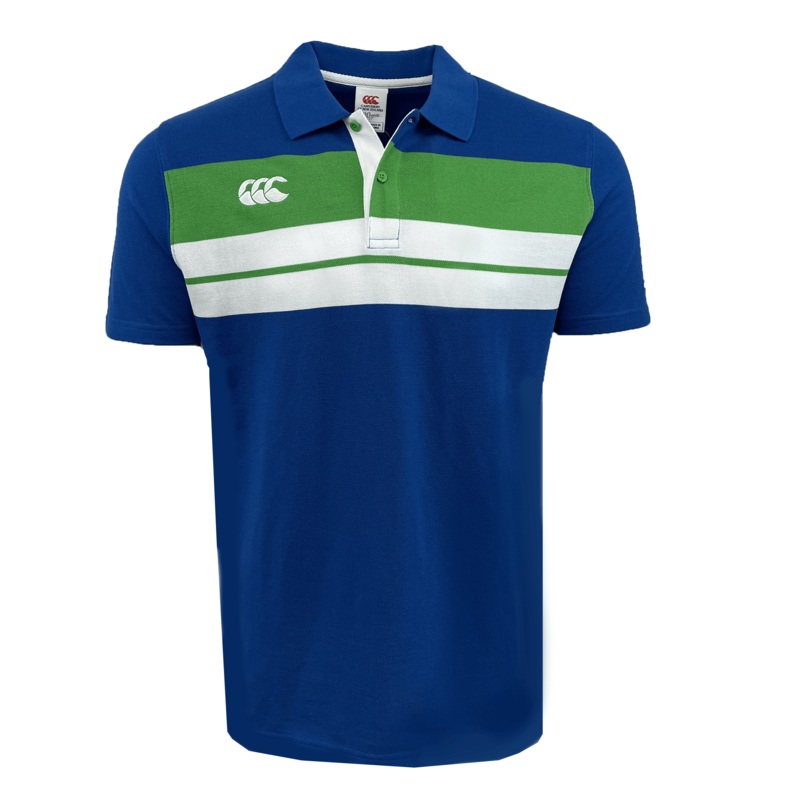 Canterbury CCC Chest Stripe Polo S Royal Blue