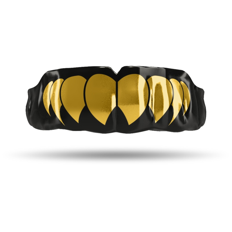 Chrome Gold Fangs (Black)