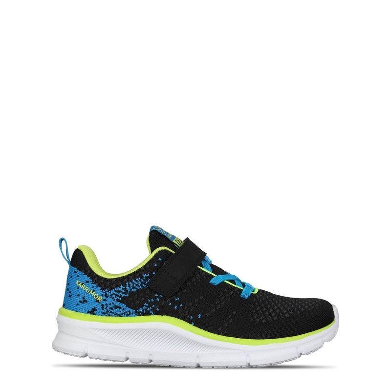 Karrimor Duma 6 Running Shoes Child Boys 2 (34) Black/Blue/Lime