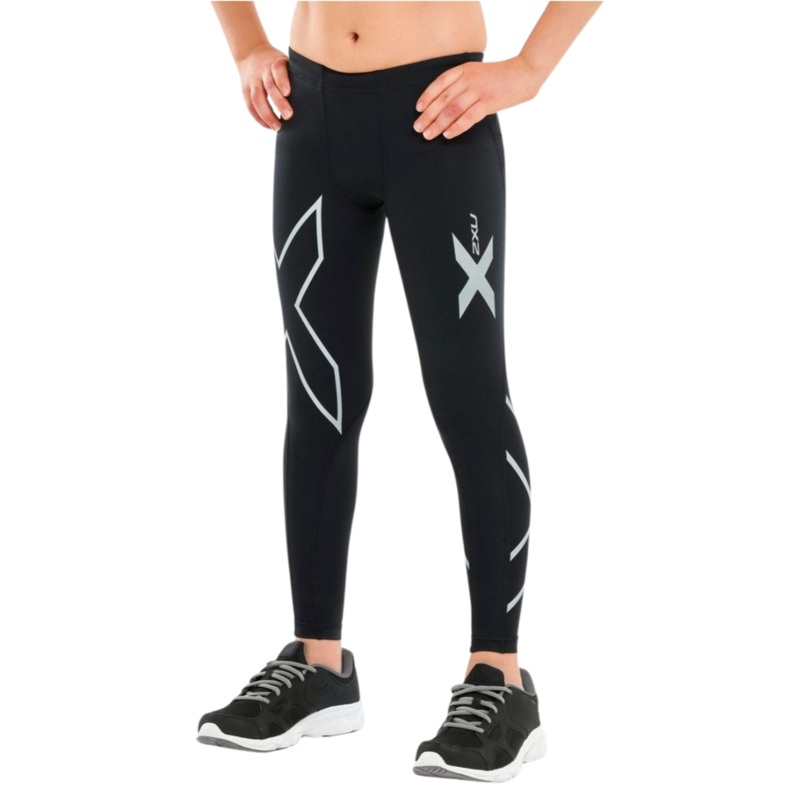2XU Core Compression Boys Tights Black-Black S