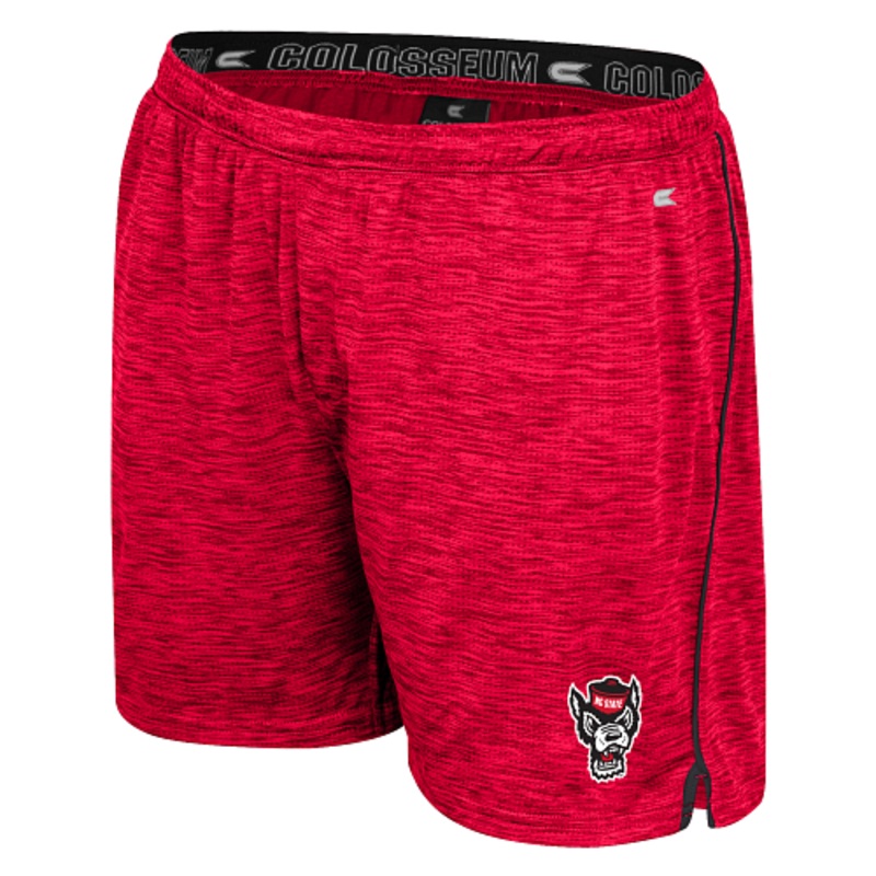 NC State Wolfpack Men’s Red Wolfhead Athletic Shorts Small