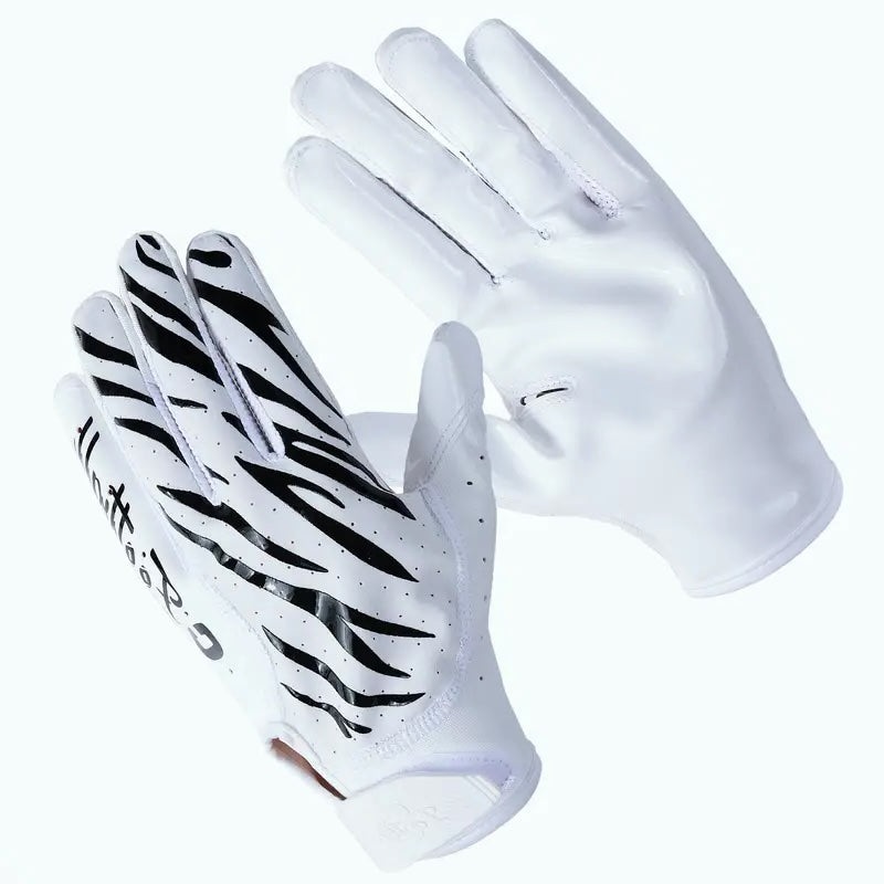 Youth Receiver Gloves (White) Youth Small