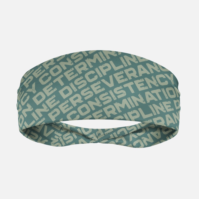 Inspirational Hunter Green Headband ONE SIZE Green