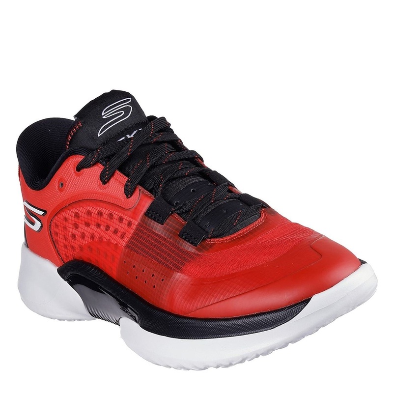 Skechers Mens Lockdown Basketball Trainers 9 (43) Red/Black