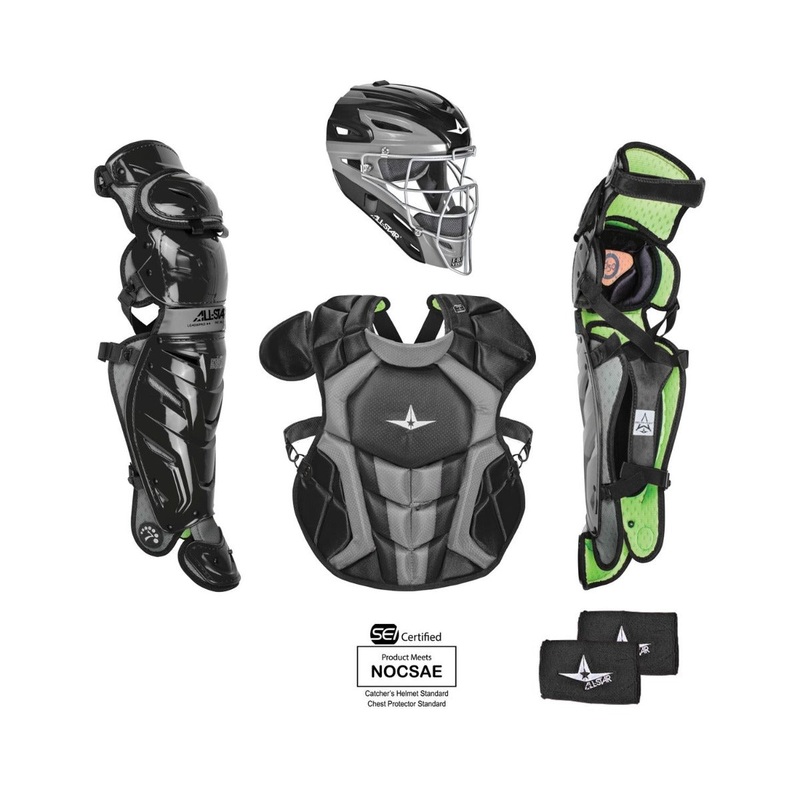 All-Star Youth System7 Axis Pro Catcher’s Set BLACK