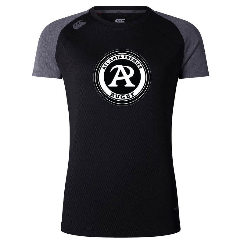 Atlanta Premier Rugby Club Women’s Elite Training Tee by Canterbury 8 Black