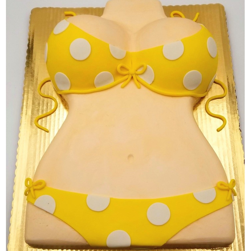 Yellow Polka Dot Bikini