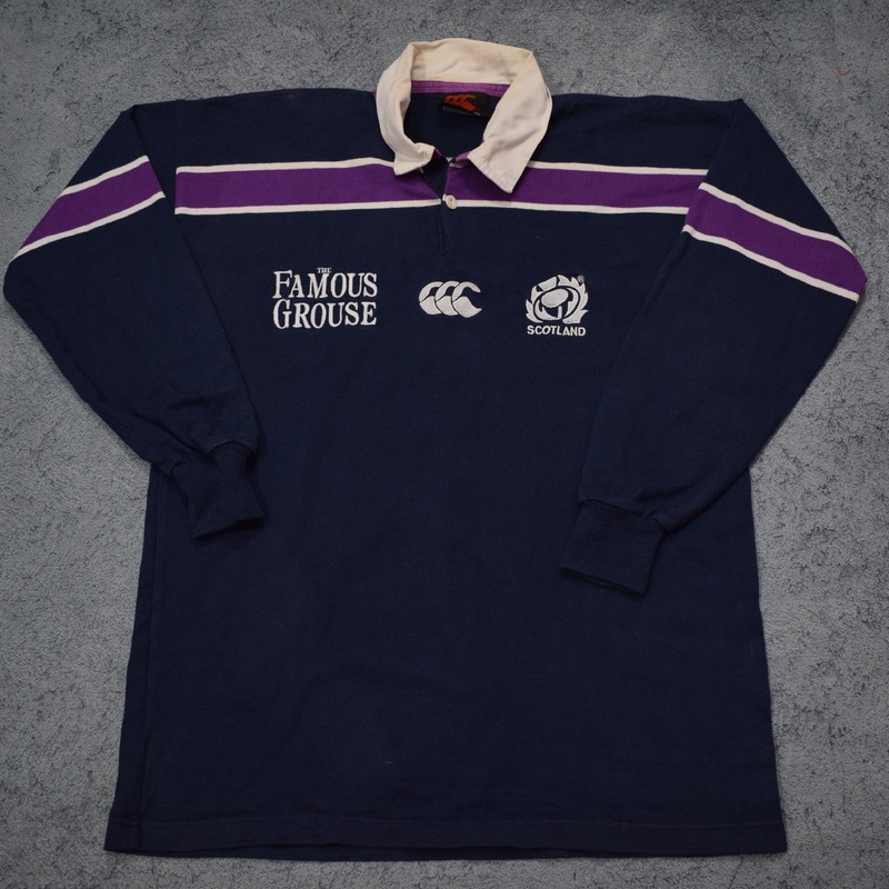 2001 Scotland Home Jersey – L