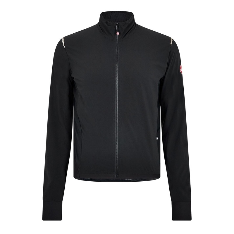 Castelli Mens Alpha Flight Ros Jacket X Large Light Black