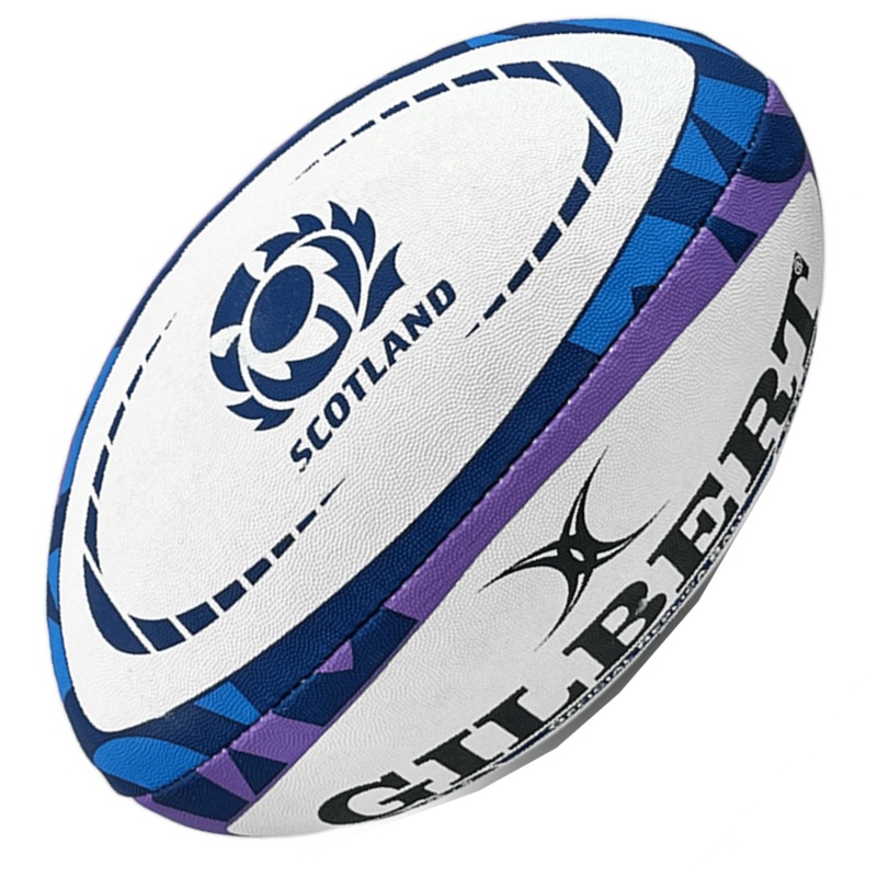 Scotland Rugby Union Replica Ball by Gilbert 5 Blue