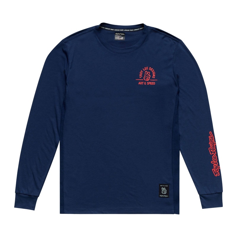 Skyline Long Sleeve Ride Tee Locals Midnight MIDNIGHT SM