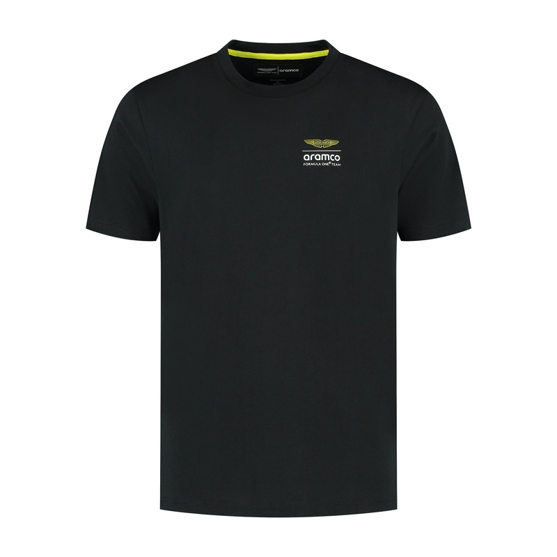 Aston Martin F1 Wireframe Graphic Tee Mens – Black XS