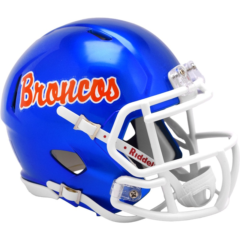 Boise State Broncos Riddell Mini Speed Helmet – Script