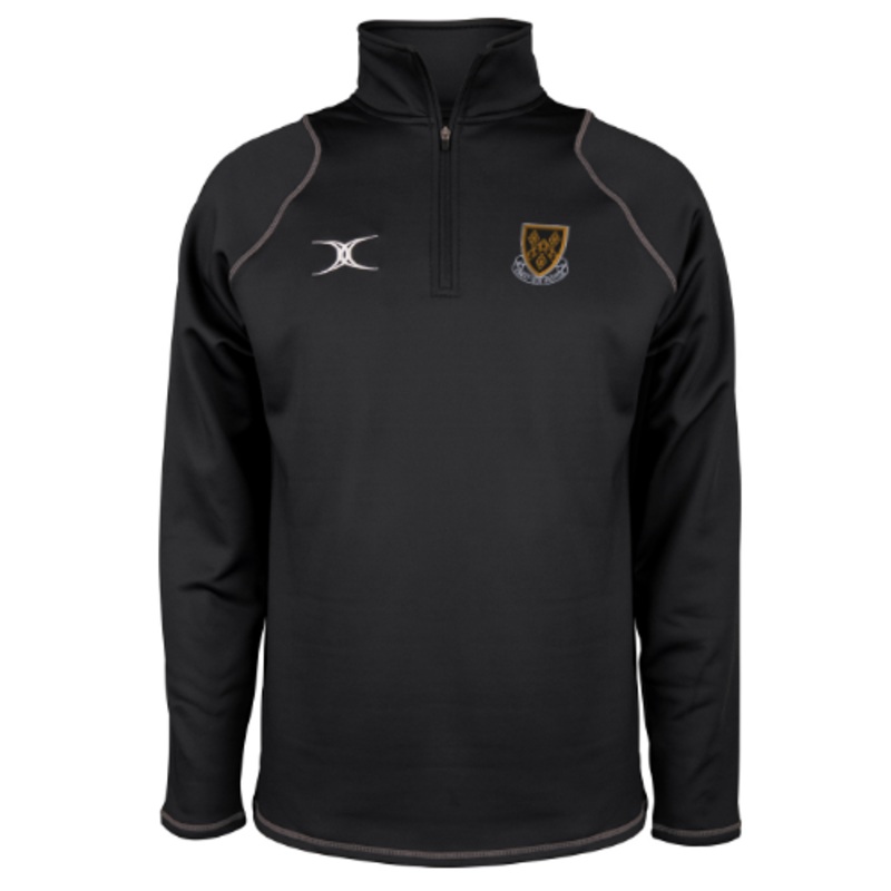 Stockport Grammar School Adult’s Black Quest Mens 1/4 Zip Fleece – STAFF XS