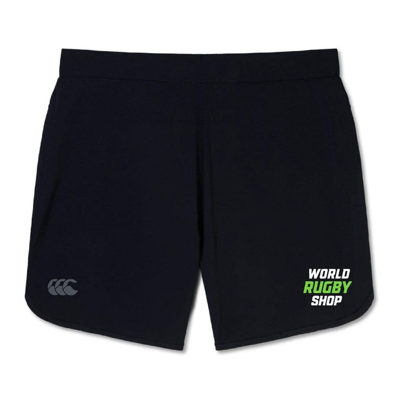 World Rugby Shop Women’s Elite Woven Short by Canterbury 8 Black