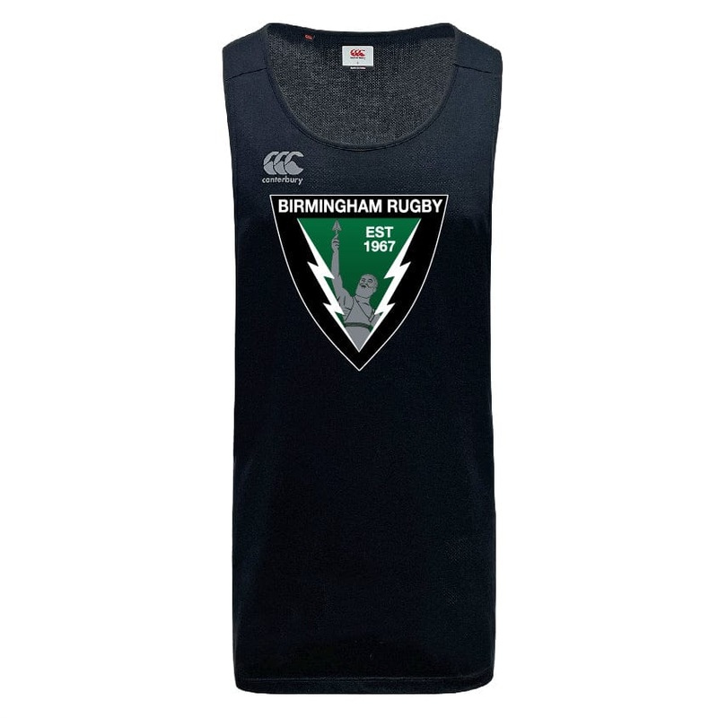 Birmingham Rugby Tempo Vapodri Singlet by Canterbury XS Black