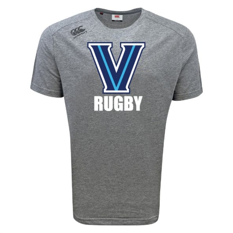 Villanova Rugby Tempo Vapodri T-Shirt by Canterbury XS Grey
