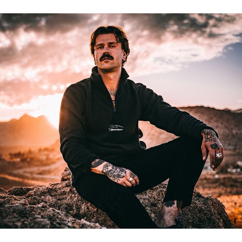 Dishonour  Zip Fleece – black S