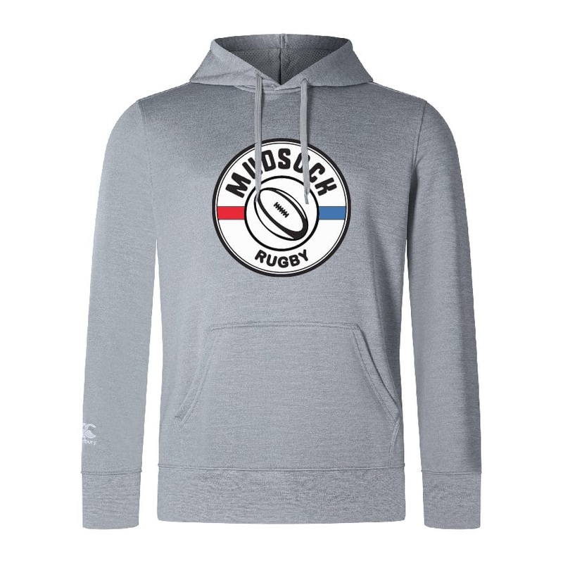 Mudsock Rugby Club Lightweight Hoodie by Canterbury Y4 Black