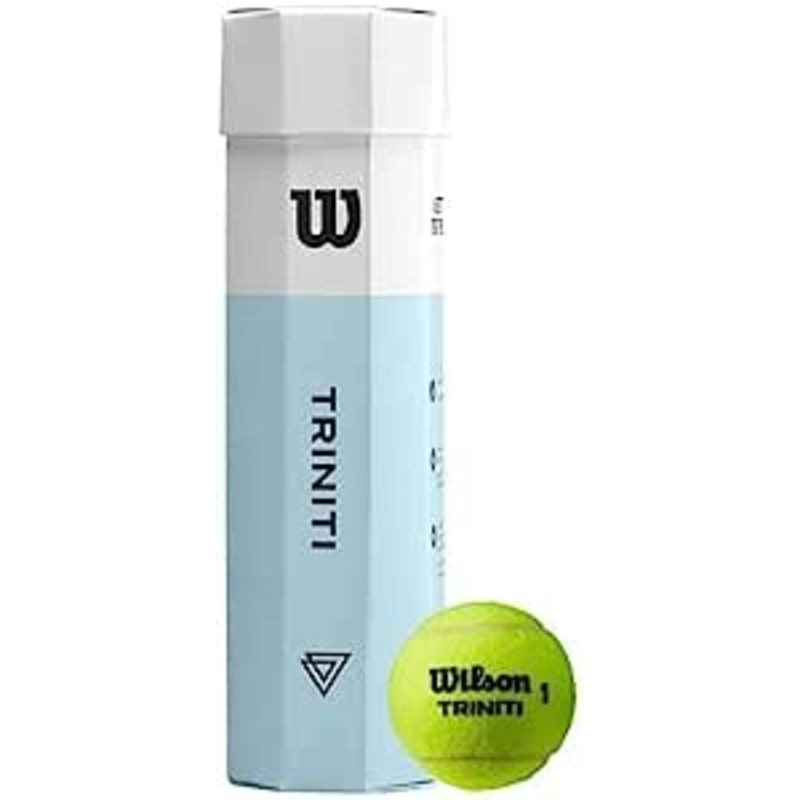 Wilson Triniti 4 Ball “Can” Tennis Balls WRT115200 One Size GREEN